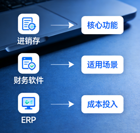 初创老板避坑指南:进销存、财务软件、ERP到底怎么选?